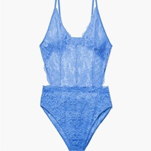 Savage X Fenty Blue Lace Chemise